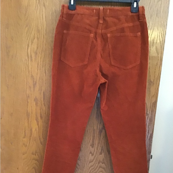 Free People corduroy pants, size 27, Skinny leg with fringed bottom - Picture 2 of 10